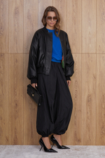 Бомбер черный