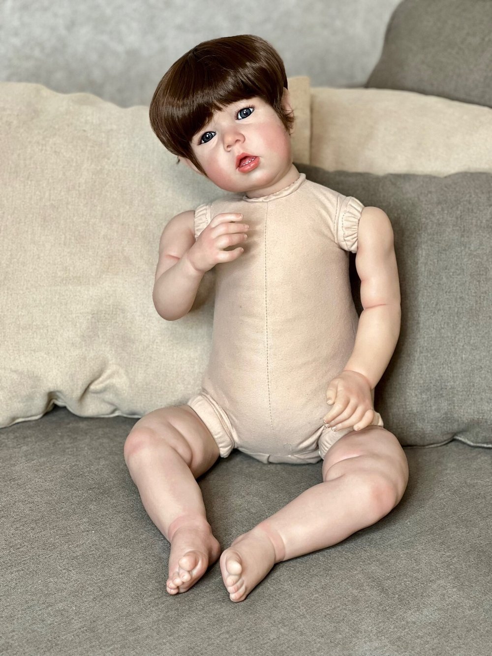 Кукла Реборн мягконабивная 70см в пакете (FA-349)