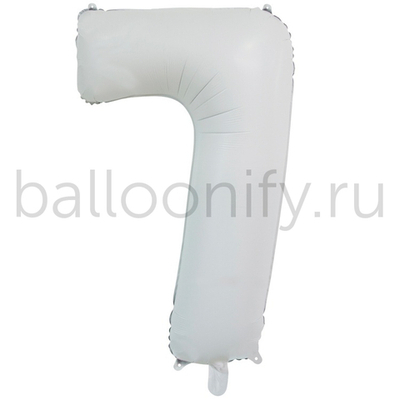 Шар ЦИФРА 7 White 26" 66 см