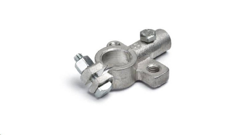 Клеммы аккумулятора /европейский стандарт/ латунь, литые  + , болтовое соединение, под провод сеч. 25 мм2, м8+м6 (CARGEN)