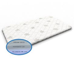 Наматрасник БАМБУК-ОРТО Топпер на резинках по бокам