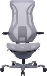 Эргономичное кресло Atom Grey Сетка Серый