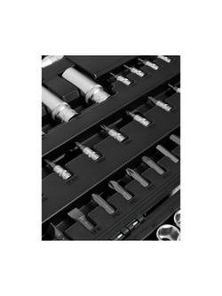 Набор инструментов Inforce 108 предметов 1/2, 1/4, Сталь Cr-V, Профессиональный, 06-07-12