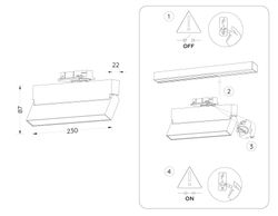 Ambrella Трековый однофазный светодиодный светильник Track System GL6806