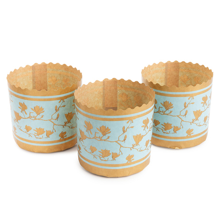 Форма для кулича МАГНОЛИЯ d=9 см, h=9 см ( на 200 гр)