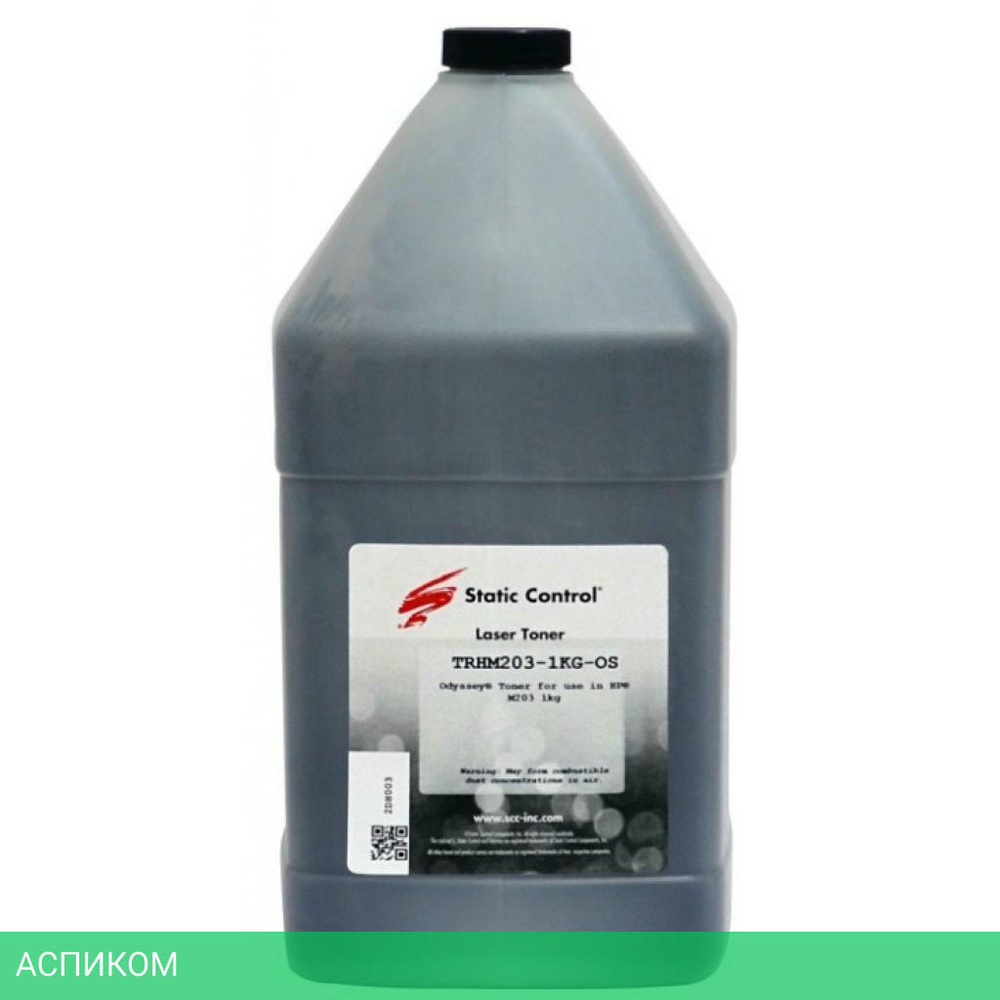 Тонер Static Control TRHM203-1KG-OS