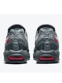 NIKE  AIR MAX 95 ESSENTIAL 'SMOKE GREY UNIVERSITY RED' DM9104-002