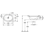 Раковина Villeroy&Boch Loop & Friends 57 4A540001 Альпийский белый