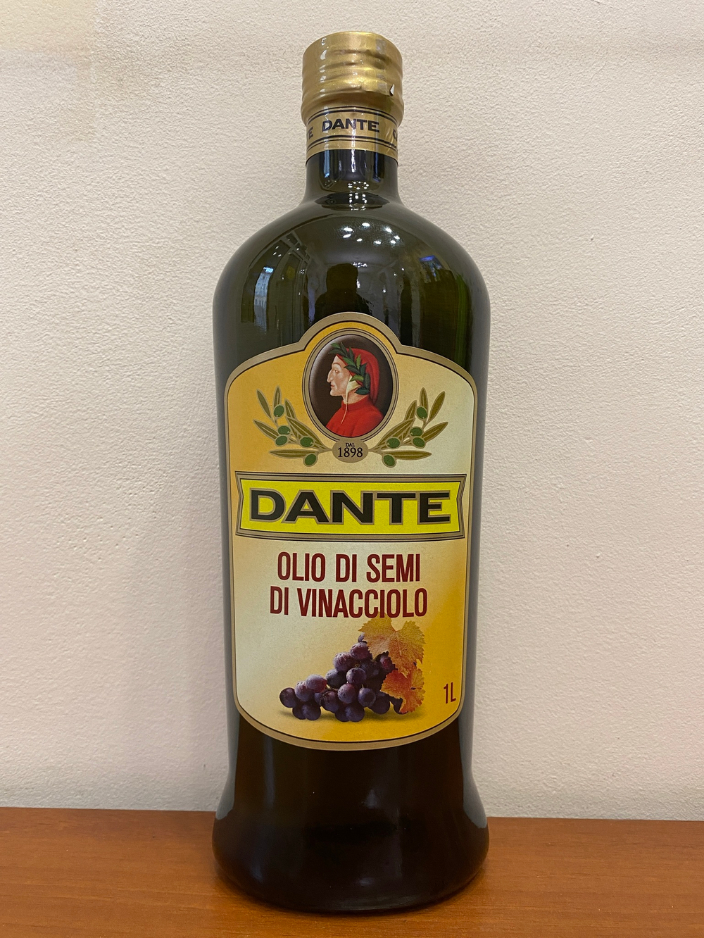 Масло виноградных косточек DANTE, 1 литр, Италия