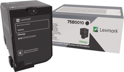 Lexmark 75B0010 тонерный картридж Подлинный Черный 1 шт