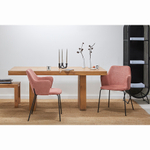 Стул Bergenson Bjorn Dwight, фактурный шенилл, коралловый