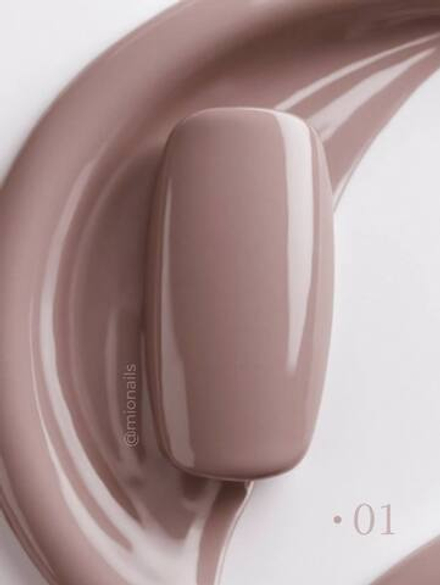 Гель MIO NAILS  "ICE CREAM GEL" - COFFEE № 01 , 13 гр