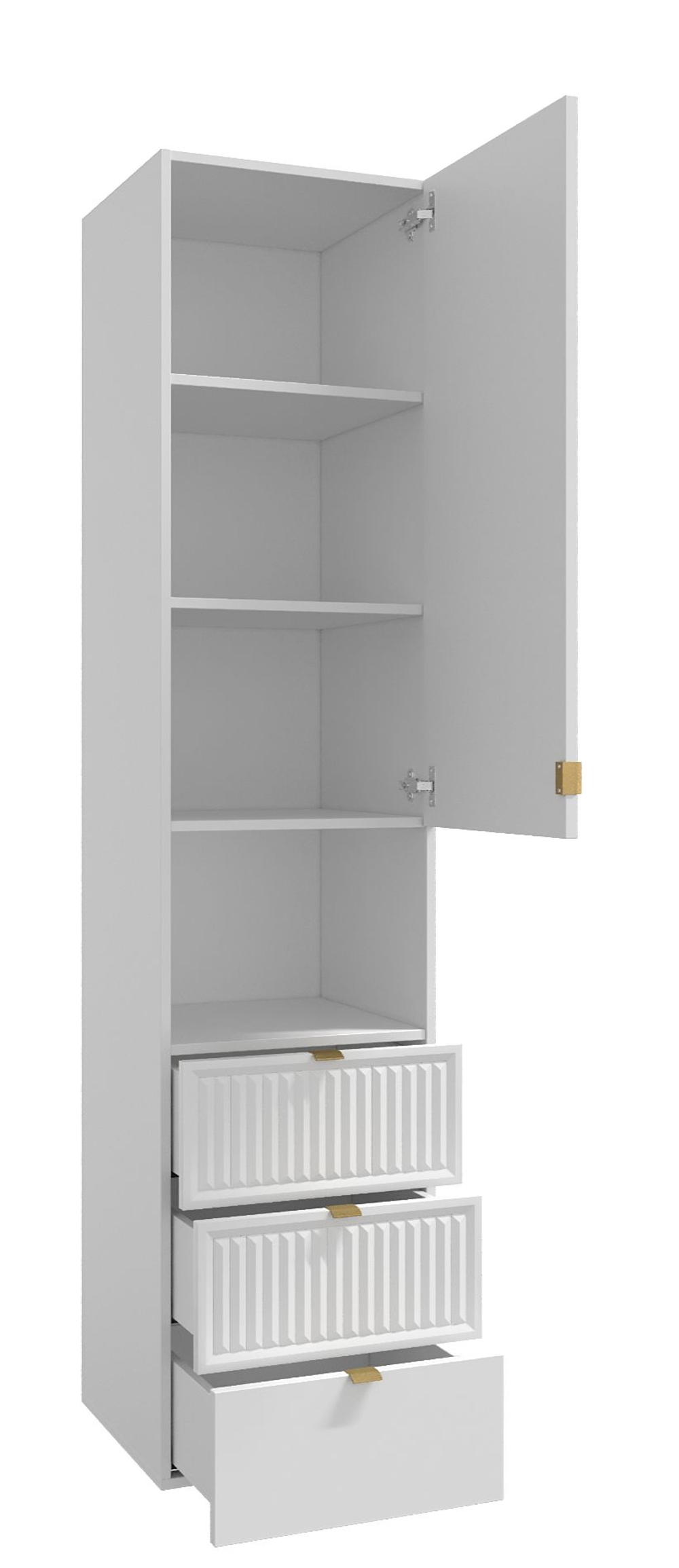 Шкаф для одежды, шкаф белый, Окленд 79-654