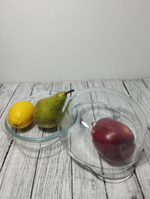 Кастрюля БОРКАМ круглая стекл кр 1,45л 59023