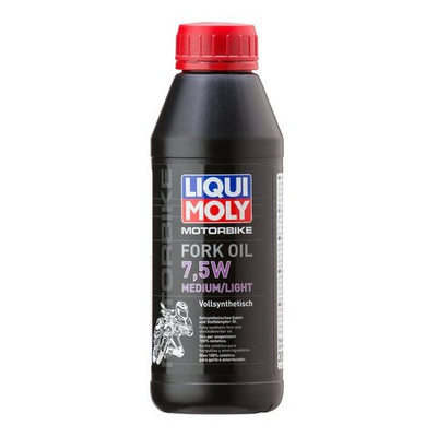 Liqui Moly, fork oil 7.5W medium/light. 500cc