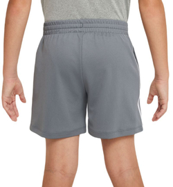 Детские теннисные шорты Nike Boys Dri-Fit Multi+ Graphic Training Shorts - smoke grey/white/white - Gray