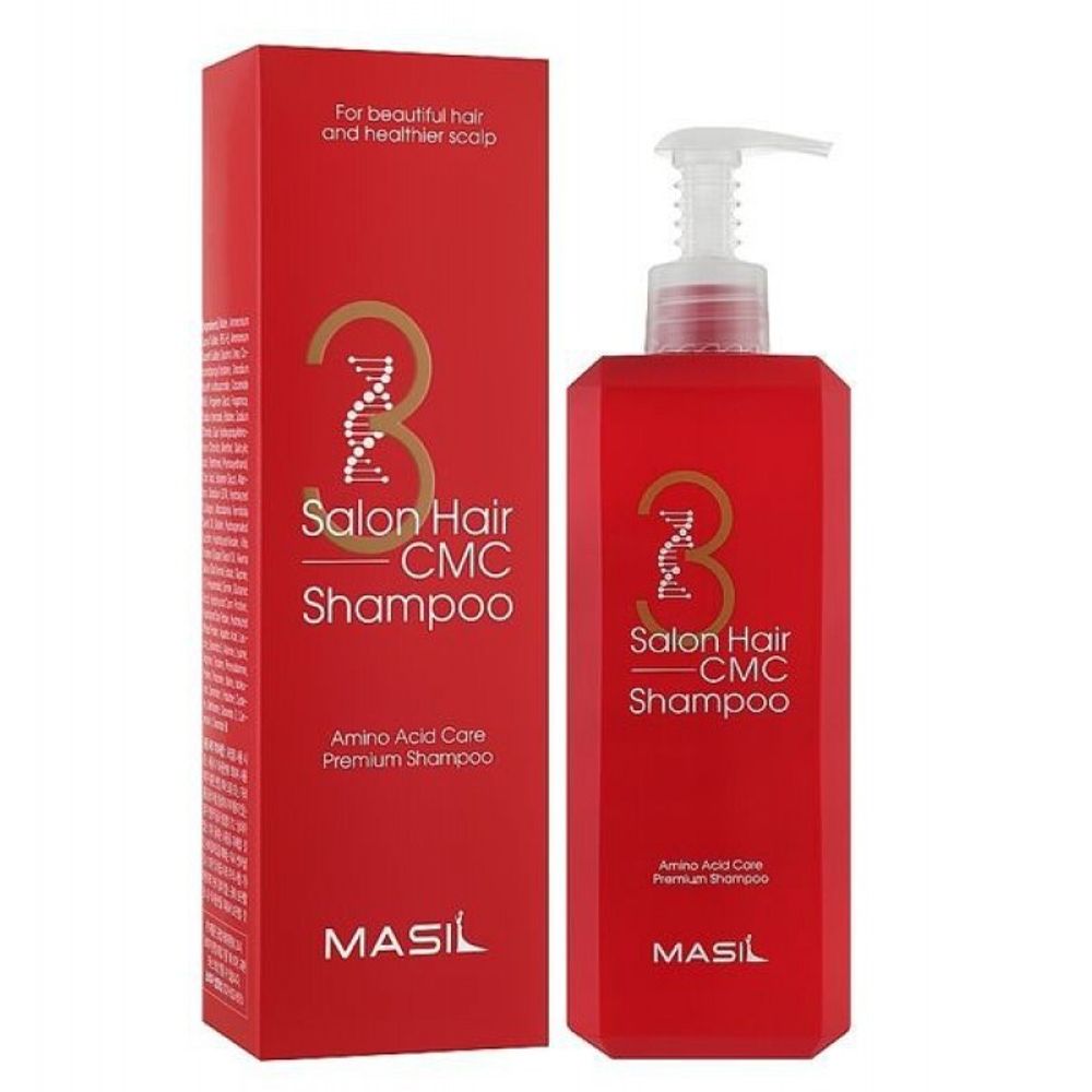 Восстанавливающий профессиональный шампунь с церамидами Masil 3 Salon Hair CMC Shampoo