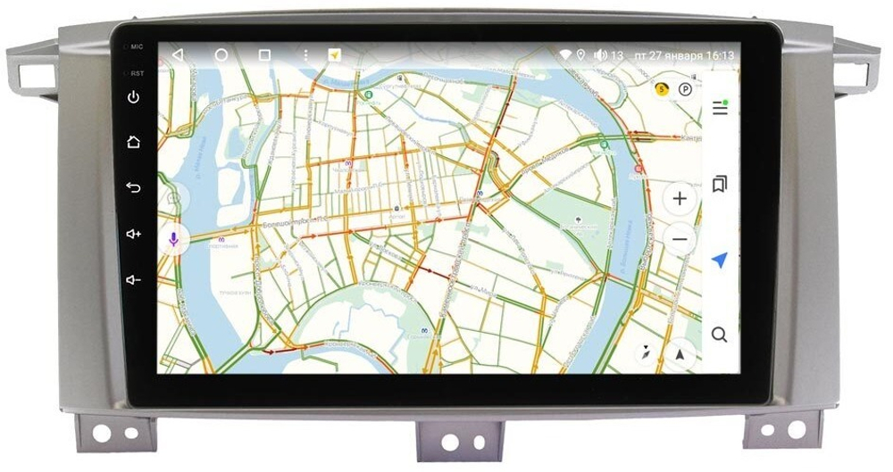 Магнитола для Toyota Land Cruiser 105 1998-2007 - Vaycar VA77-1457 на Android 13, 8-ядер, 2Гб-32Гб, 4G SIM-слот