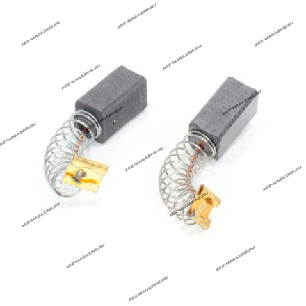 Электроугольная щётка 6,4x7,4x12 пружина, квадратный пятак зацеп подходит для HITACHI в коробочке