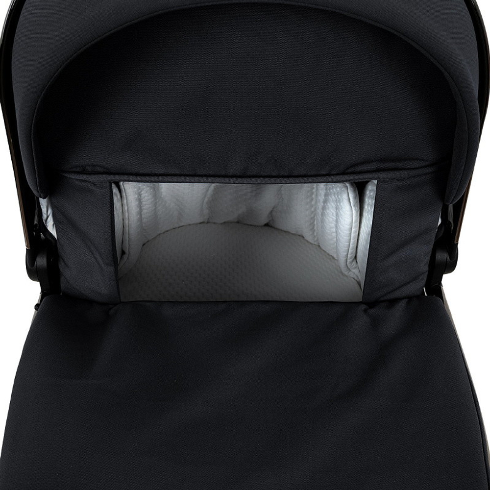 Детская коляска Pituso Mayla Lux 3 в 1 с автокреслом Baesa Black