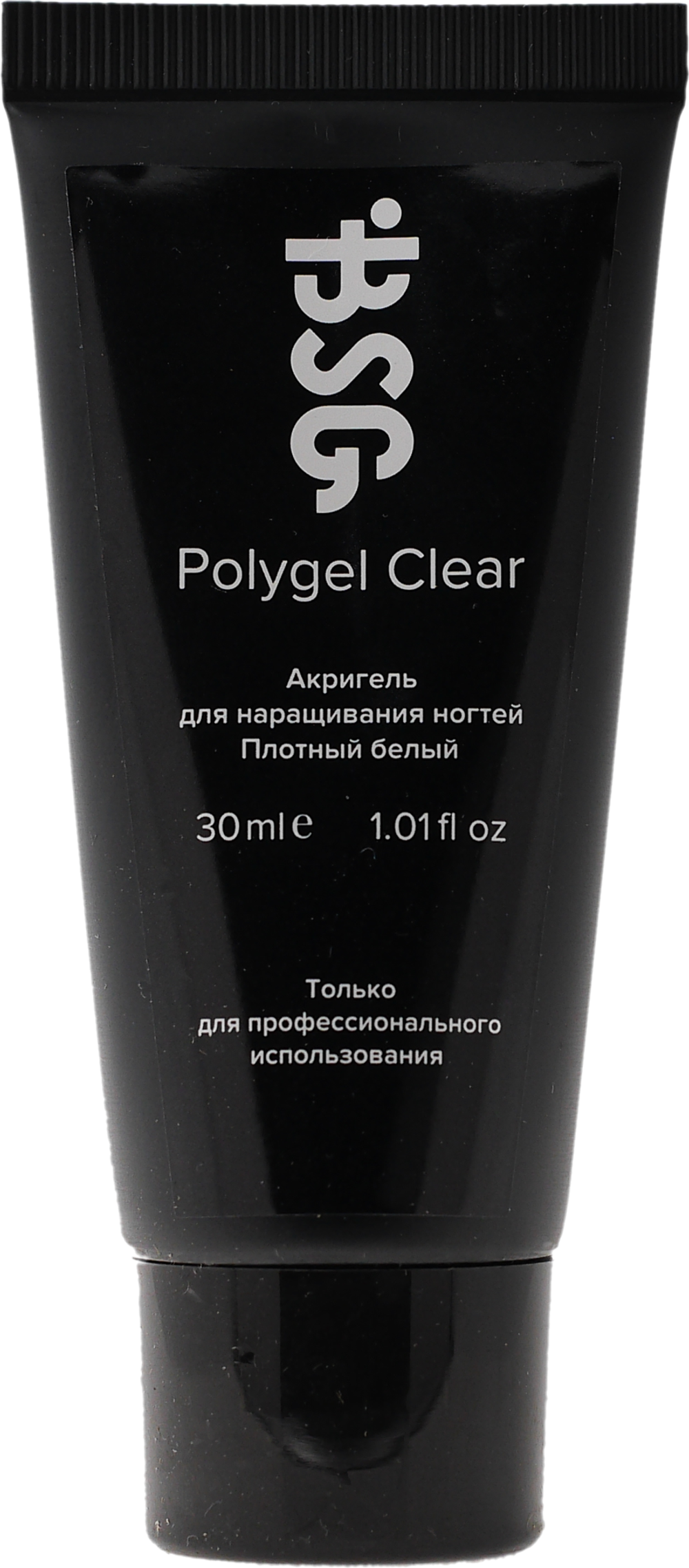 Polygel Clear - Акригель БЕЛЫЙ для наращивания ногтей