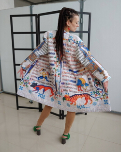 Пальто «Латтрелла», по мотивам зарисовок из Псалтири Латтрелла, 14 век