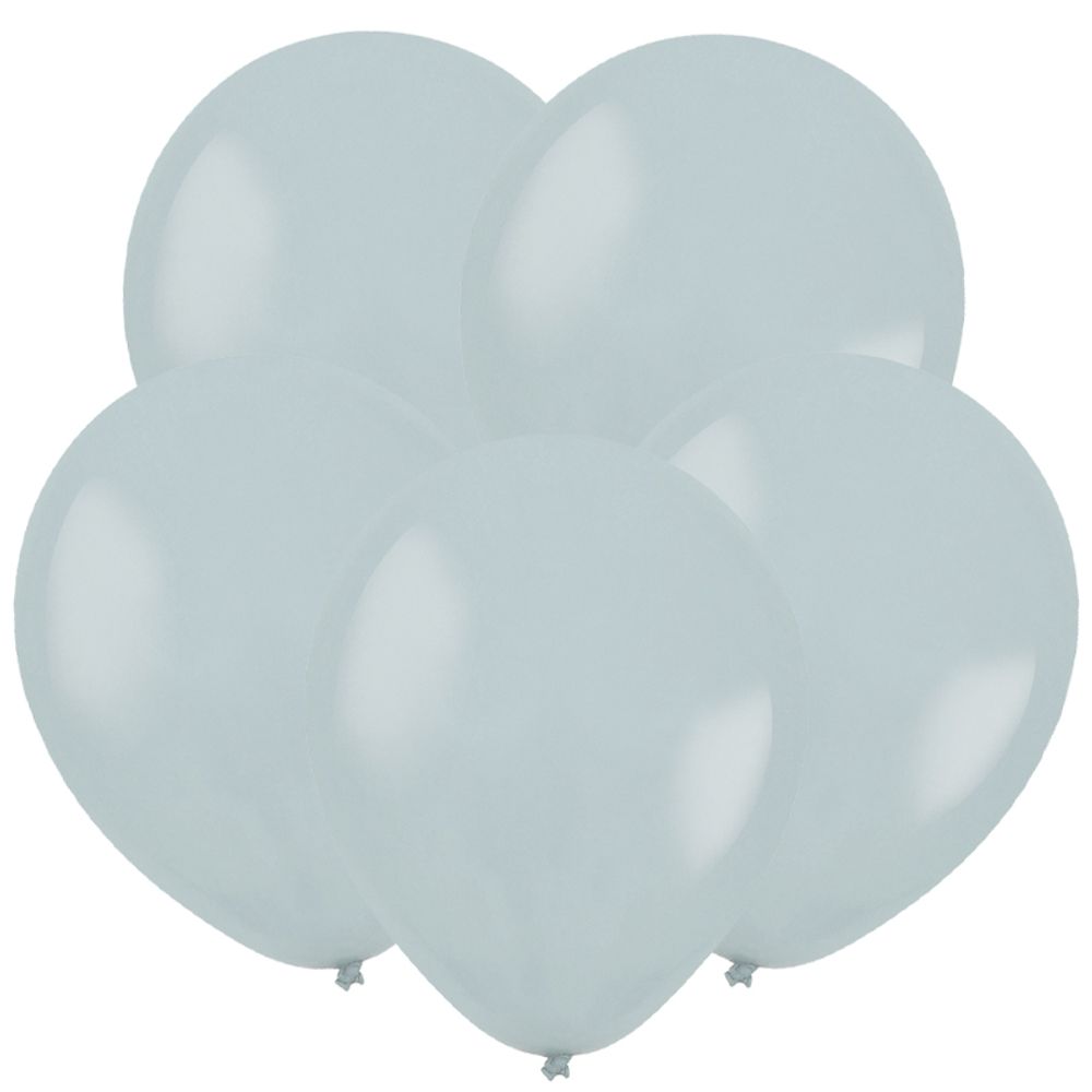 Шар (12"/30 см) Серо-голубой, Пастель / Storm 50 шт.