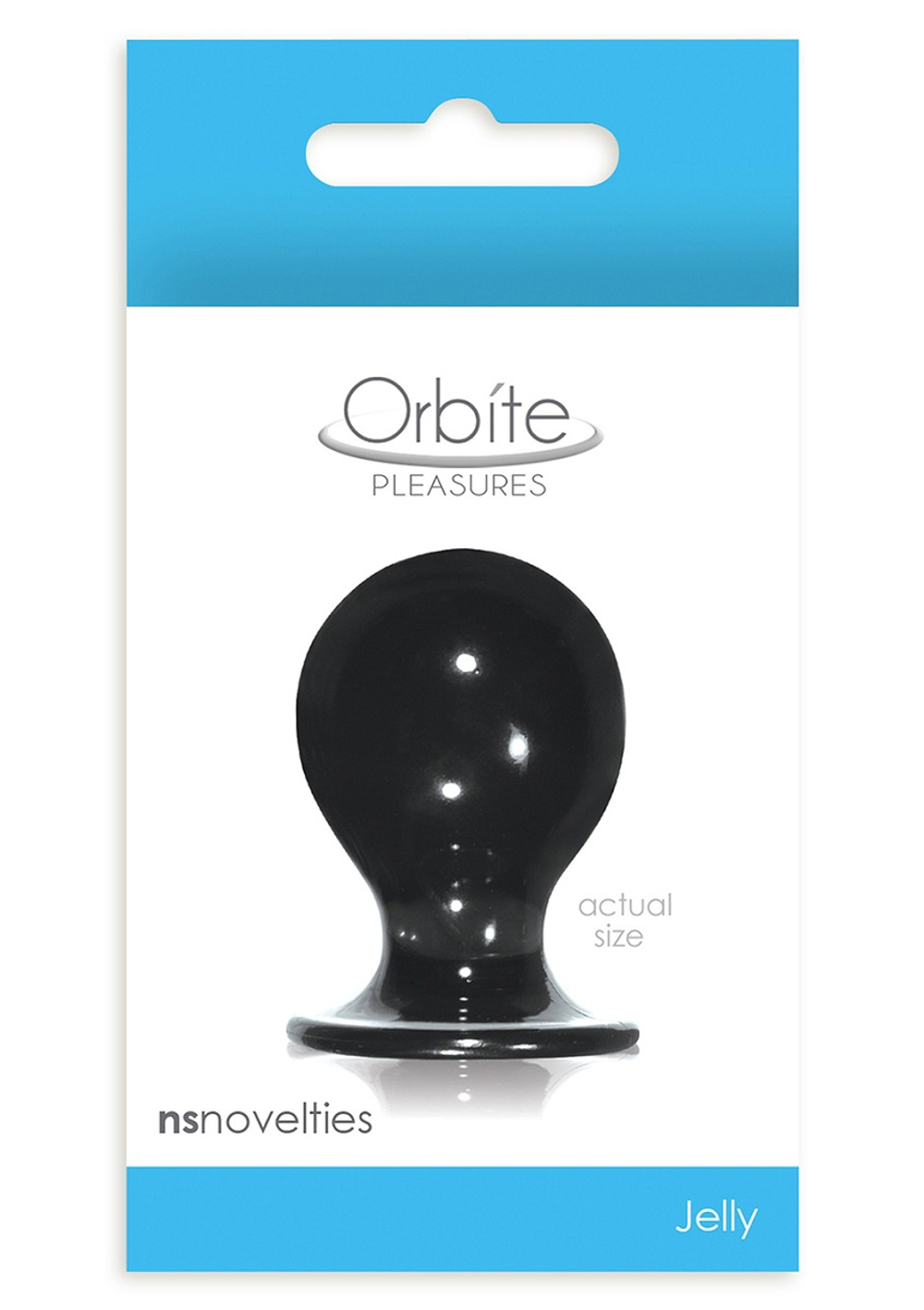 Малая анальная пробка ORBITE - 4,5 см. (Цвет: черный)