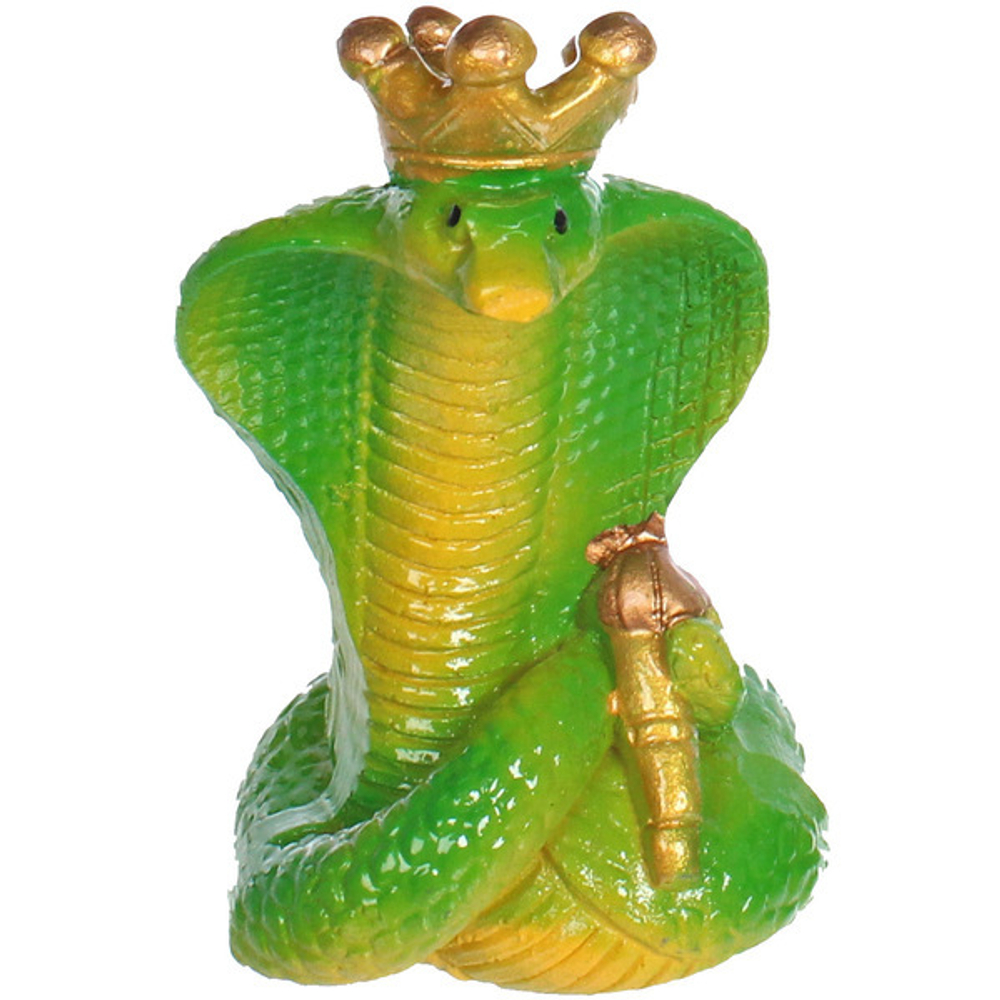 Фигурка новогодняя «Королевская змея» 4*4*8 см, микс