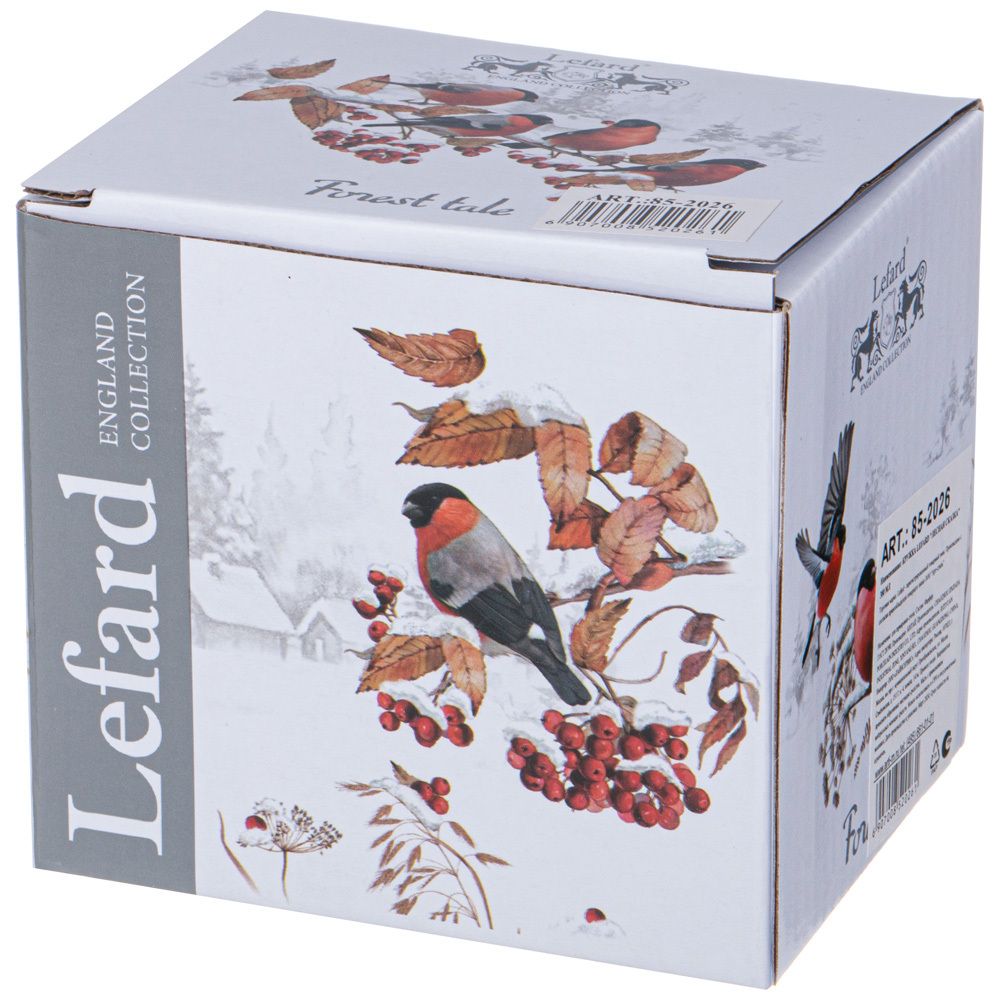 КРУЖКА LEFARD "ЛЕСНАЯ СКАЗКА" СНЕГИРИ 380 МЛ (КОР=36ШТ.)