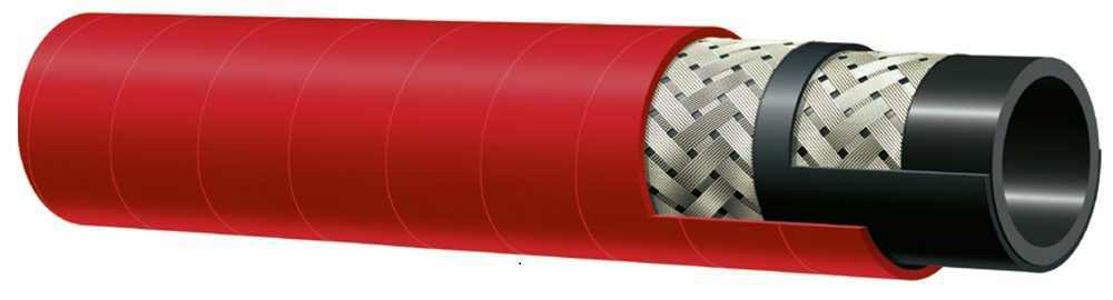 Рукав для пара DN 025 P=18 серия 340AH (+220⁰С, стальная оплетка)