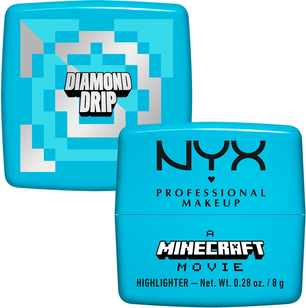 NYX Professional Makeup A Minecraft Movie - Розсветлитель оттенок Diamond Drip, 8 g