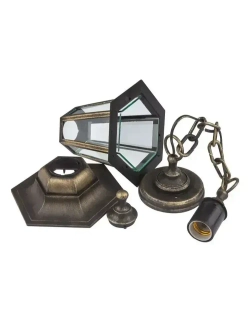 Светильник фонарь уличный потолочный подвесной ЭРА НСУ 06 Е27 60Вт 220в 70см, ретро