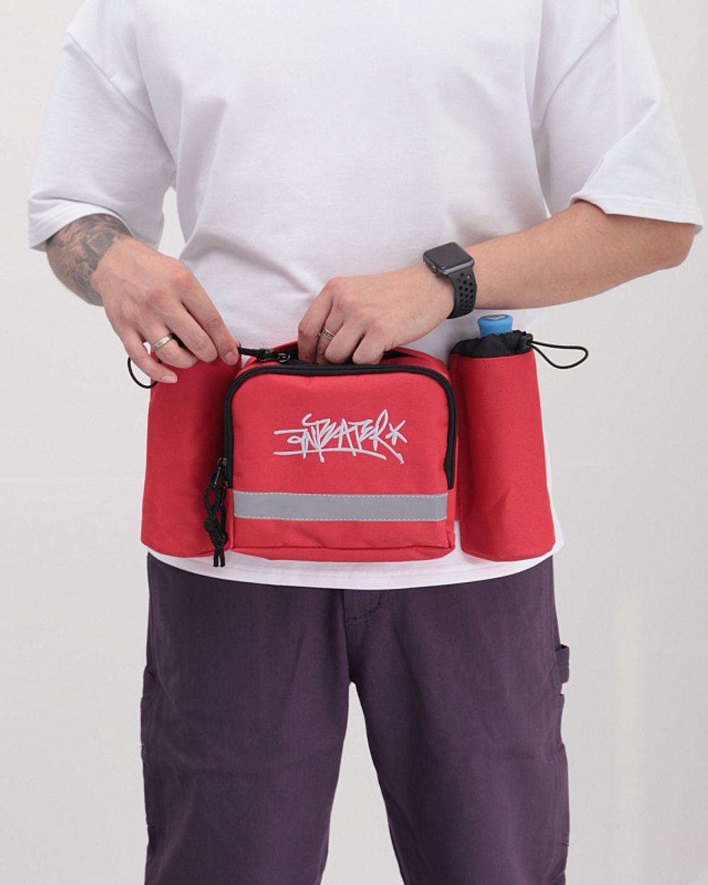 Сумка поясная Anteater Doublebag Красная