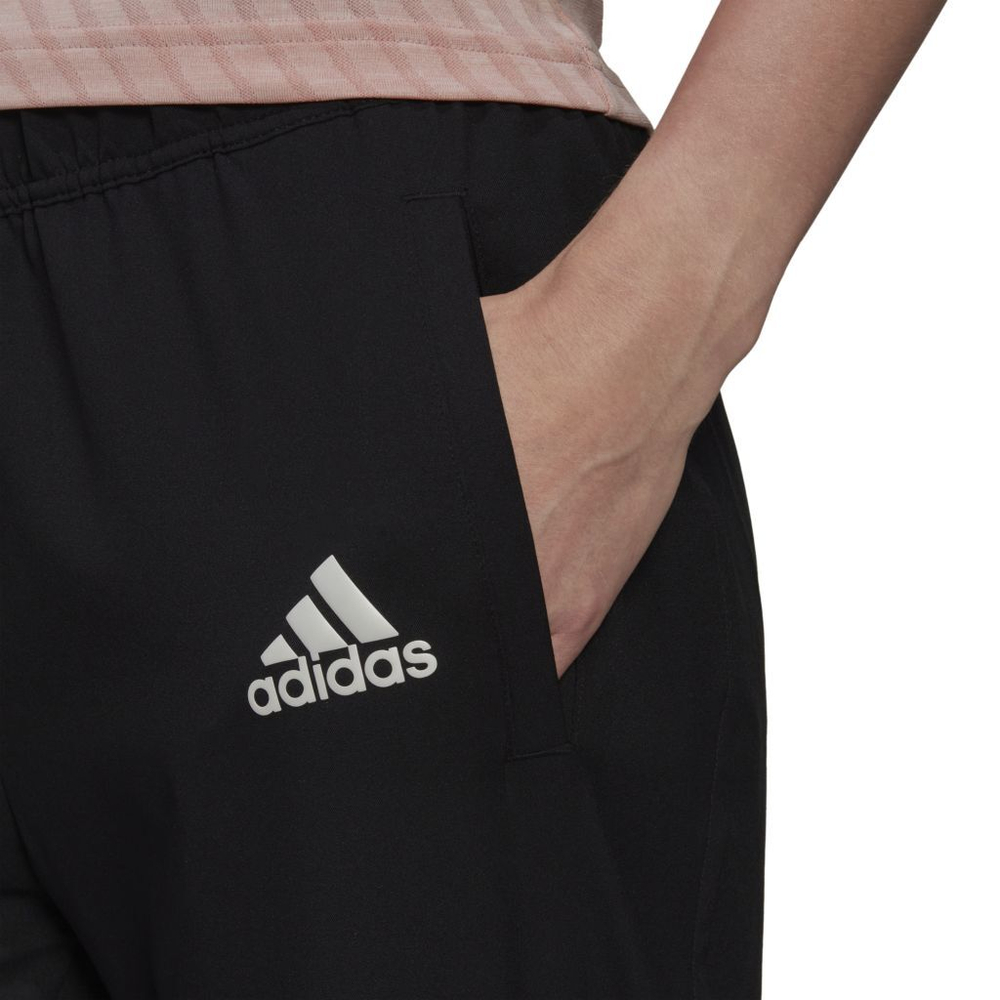 Женские теннисные брюки Adidas Woven Pant W - black/white