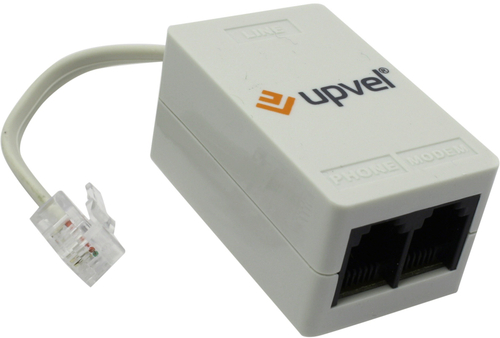Разветвитель UPVEL <US-AA> ADSL Splitter (AnnexA, вход 1xRJ-12, выход 2xRJ-12)