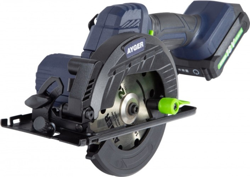 Пила циркулярная аккумуляторная AYGER  AR18BL2