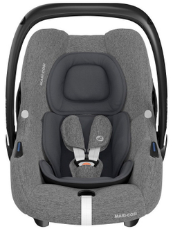 Детская коляска Maxi-Cosi Fame 3 в 1 с автокреслом CabrioFix Select grey Twillic Graphite/графит