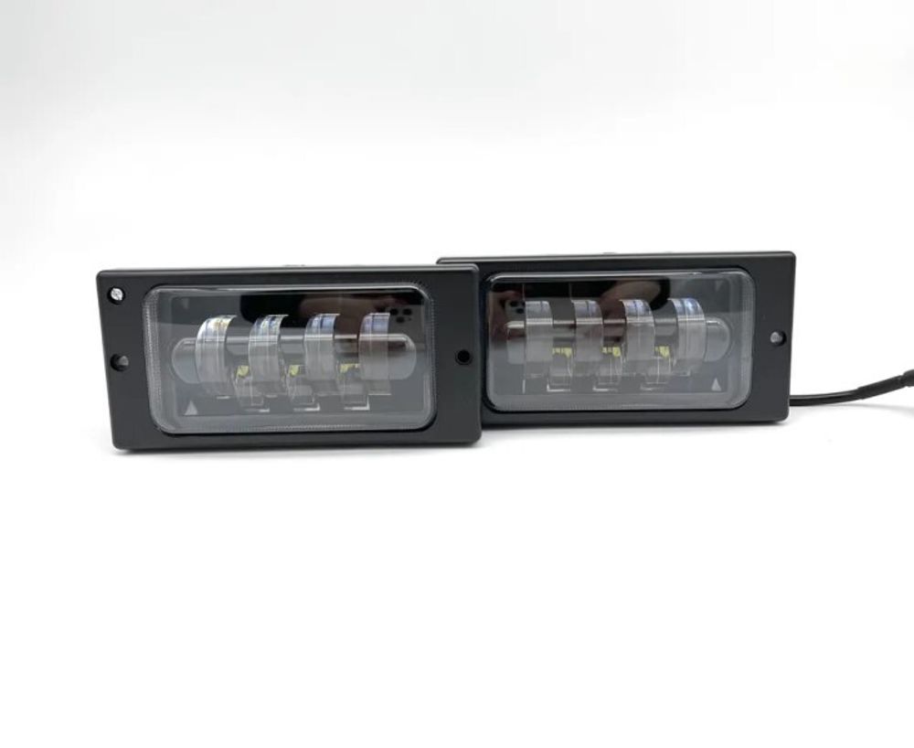 Фара п/туман. /2110. 2115/ 7 LED 30W 2-х режимный (белый+желтый свет) (Torino Auto)