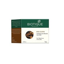 Маска для лица для жирной и склонной к акне кожи Biotique Bio clove, 75 г