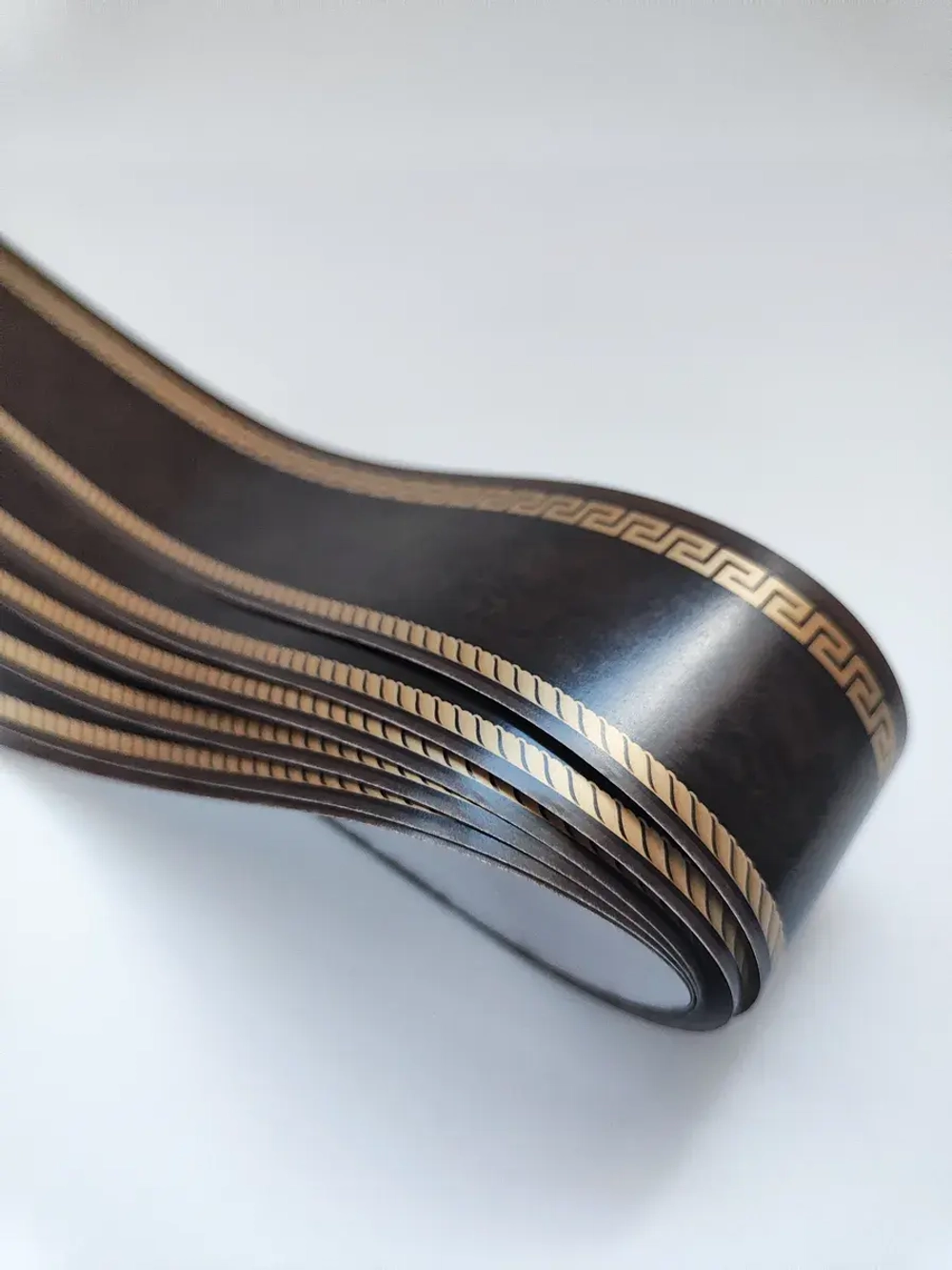 Бордюр для обоев бумажный 4 см окантовка лента коричневый