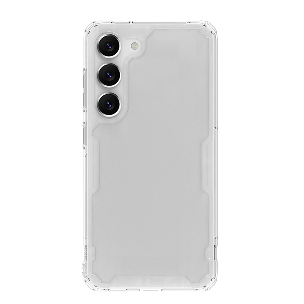 Усиленный чехол от Nillkin для телефона Samsung Galaxy S23+ Плюс, серия Nature TPU Pro Case, прозрачный