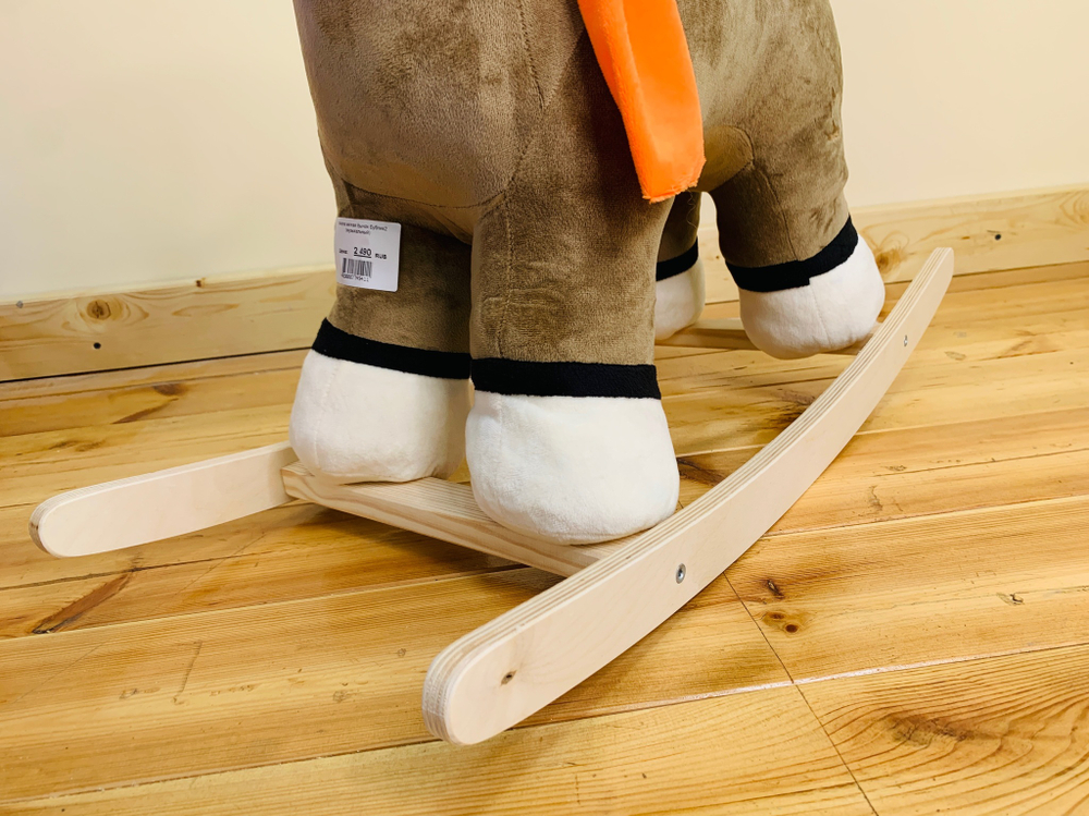 Качалка мягкая Бычок Бублик2 (музыкальный)