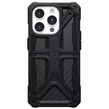Чехол Uag Monarch для iPhone 15 Pro MAX 6.7", цвет карбон (Carbon Fiber)