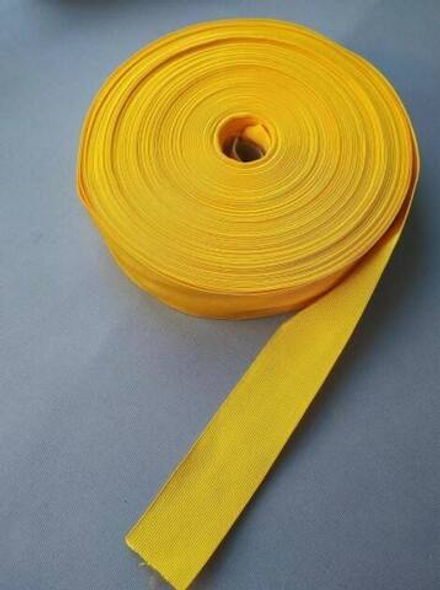 Галун шелковый желтый 30 мм