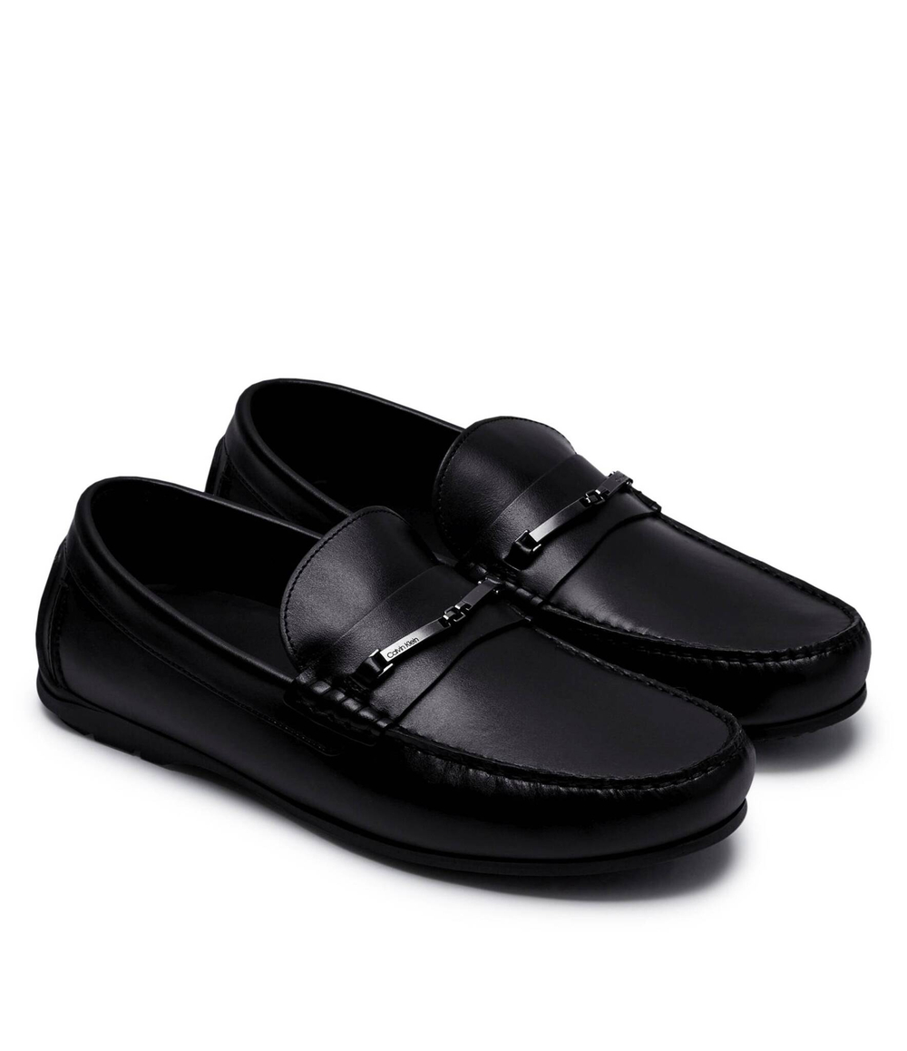 Кожаные мокасины DRIVER Calvin Klein - черный(HM0HM01701)