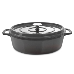 Кастрюля овальная 4л Invicta Taupe Франция