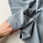 Хлопок под лён Пыльно-голубой