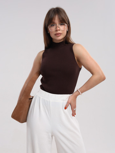 Топ вязаный под пиджак