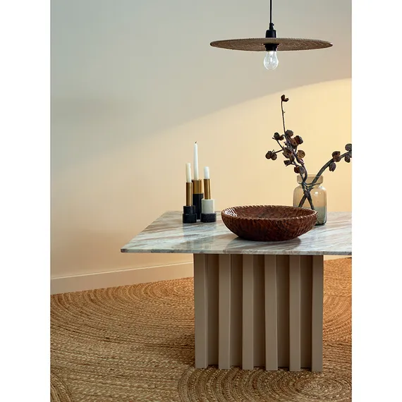 Столик кофейный Mojo, 85х85 см, бежевый мрамор